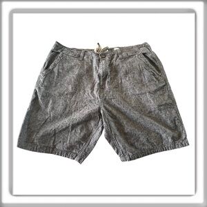 Lucky Brand Men’s Linen Blend Chino Shorts Gray Size 39” Waist, 8” Inseam